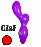 1 Figurenballon Puppe mit Nase 60cm 