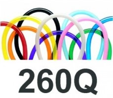 100 Modellierballons von Qualatex � 5cm