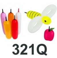 100 Modellierballons Bee Body � 7,6cm
