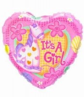 Folienballon It's a girl Pony � 45cm