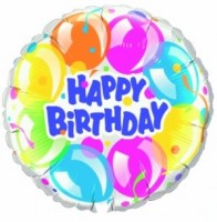 Folienballon Happy Birthday Sparkling � 90cm