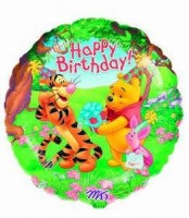 Folienballon Happy Birthday Winnie Pooh �  45cm