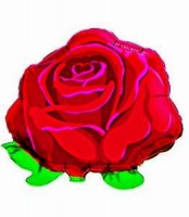 Folienballon Rose � 60cm 