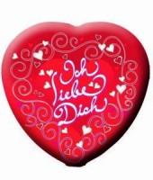 Folienballon Ich liebe Dich � 45cm