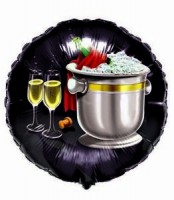 Folienballon Champagner  � 45cm