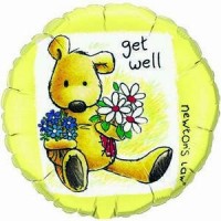 Folienballon Get Well � 45cm 