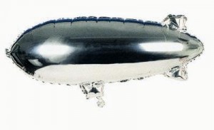 1 Folienfigur Zeppelin � 80 cm