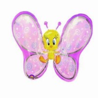 1 Folienfigur Schmetterling Tweety � 69 cm