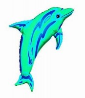 1 Folienfigur Delfin � 80 cm 