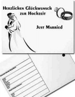 100 Wettflugkarten Hochzeit 
