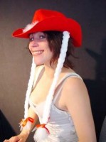 Weihnachtshut Cowgirl