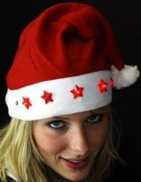 Weihnachtsm�tze mit 5 Sternen