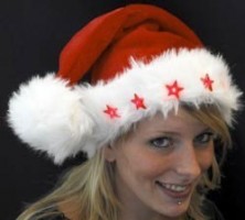 Weihnachtsm�tze Superflausch mit 5 Sternen