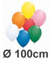 1 Rundballon in Standardfarben � 100cm 