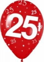 10 Rundballons mit  25  � 30cm