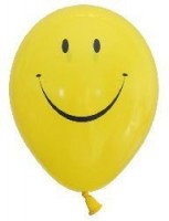 10 Rundballons Smiley � 13cm