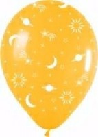 10 bunte Rundballons Space � 30 cm