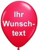 100 bedruckte Luftballons  Ihr Wunschtext 