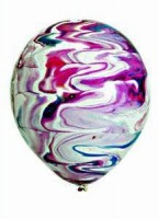 10 Rundballons Multicolor � 28cm 