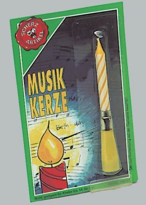 Musikkerze, Melodie:Happy Birthday