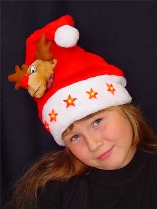 Kinder Weihnachtsm�tze Elch