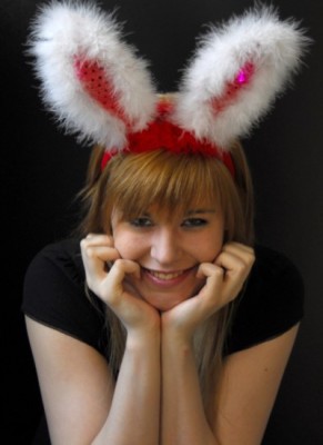 Haarreif Weihnachtsbunny 